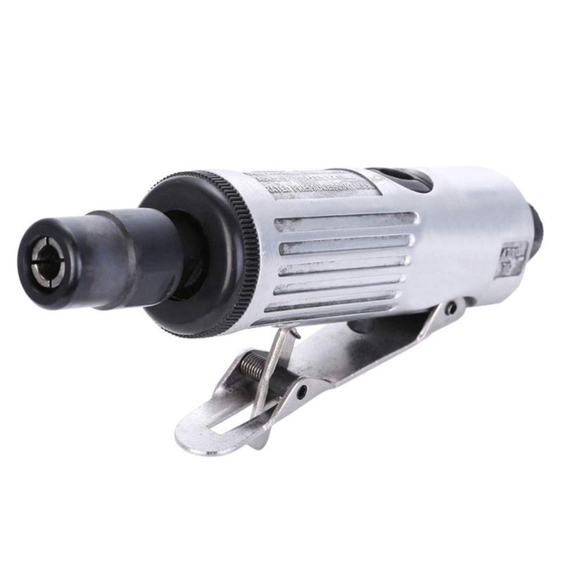 CILEONBE 1/4 Inch Air Die Grinder, 25,000 RPM Free Speed,1/4 Inch (6MM) and 1/8 Inch (3MM) collet,Mini and Compact Size,Polishing Tool - Image 2